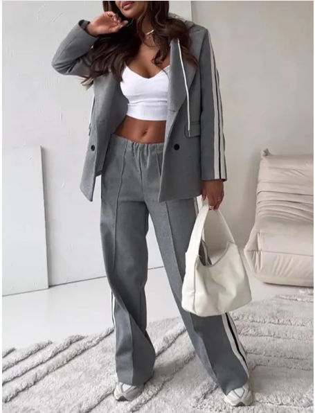 Stylish Ribbon Hoodie Set