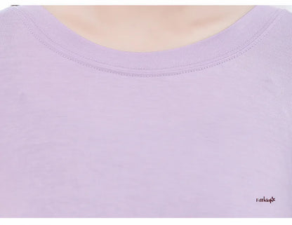 Soft Modal Cotton Nightgown – Long Sleeve Midi Sleep Shirt