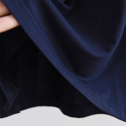 Ultra-Soft Modal Long Night Dress – Breathable Plus Size Sleepwear