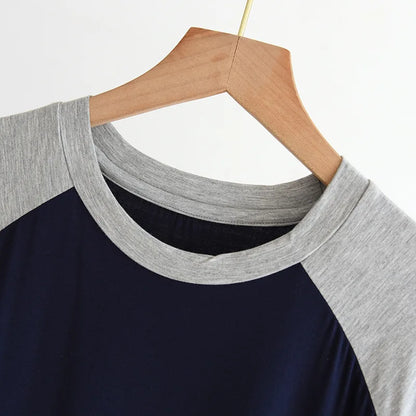 Ultra-Soft Modal Long Night Dress – Breathable Plus Size Sleepwear