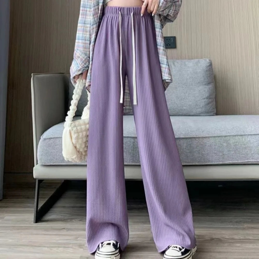 Casual Wide-Leg Pants