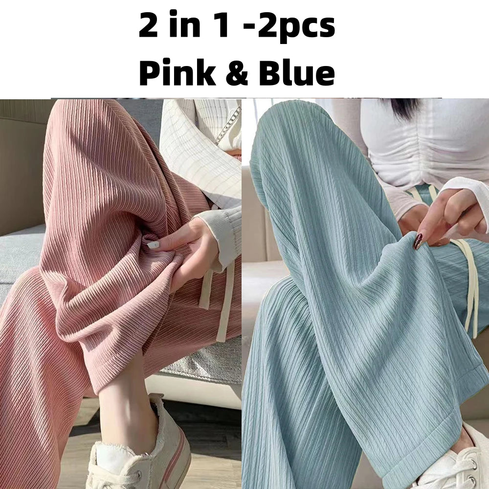 Casual Wide-Leg Pants