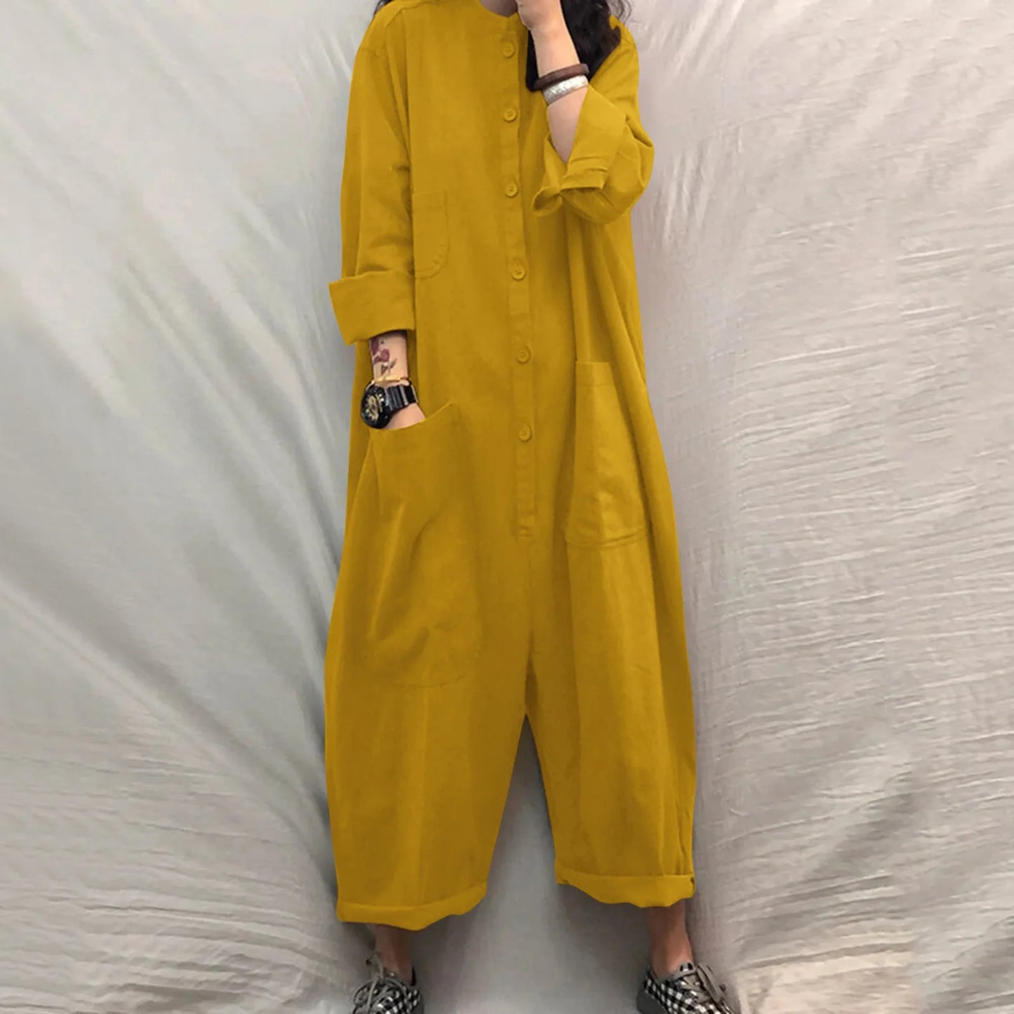 Casual Pocket Jumpsuit