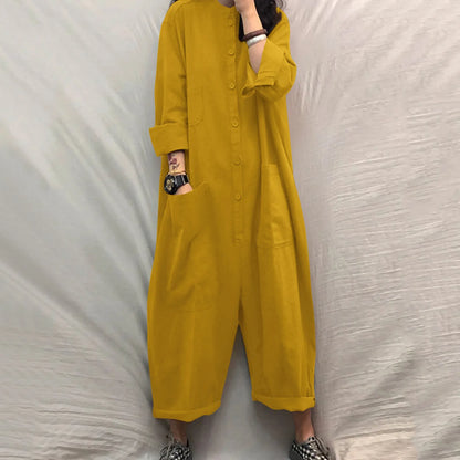 Casual Pocket Jumpsuit