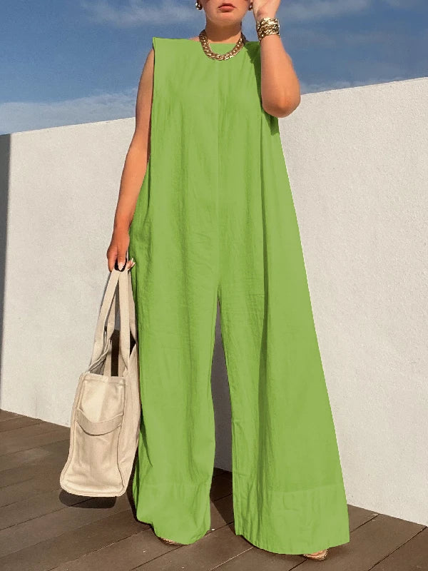 Wide-Leg Summer Jumpsuit