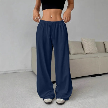 Wide-Leg Casual Pants