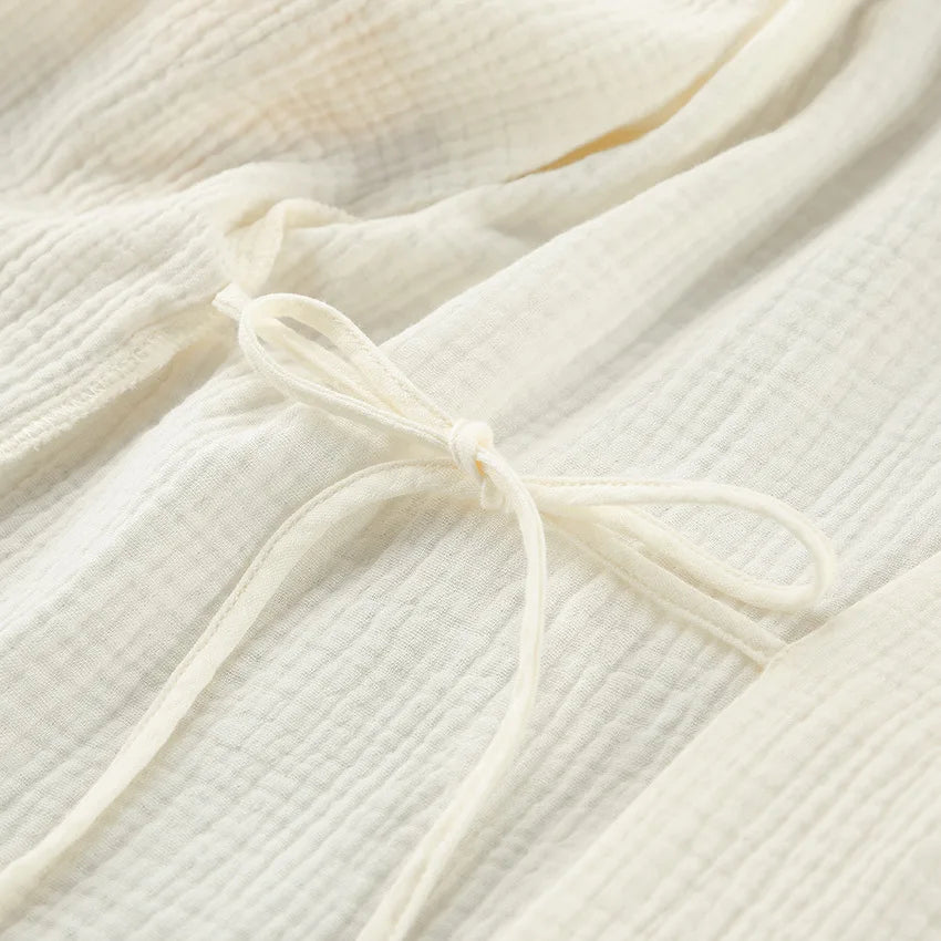 100% Cotton Jersey Robe – Long Sleeve Cardigan Nightgown & Loungewear