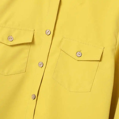 Elegant Office Set: Button-Down Shirt & Wide Leg Trousers