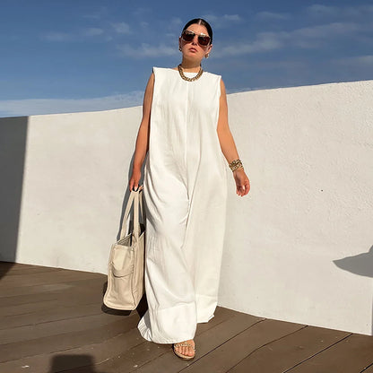 Wide-Leg Summer Jumpsuit