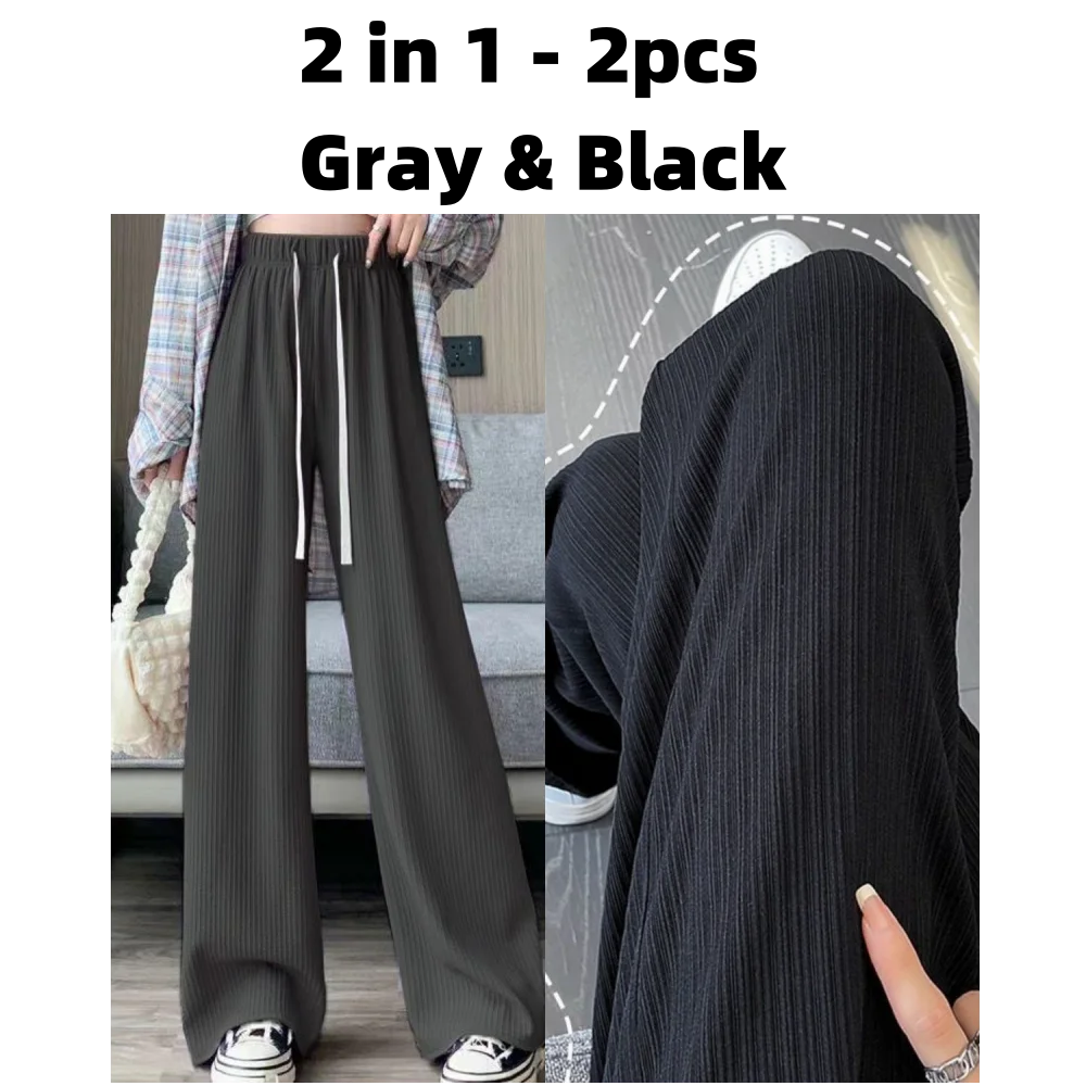 Casual Wide-Leg Pants