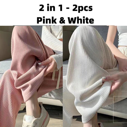 Casual Wide-Leg Pants