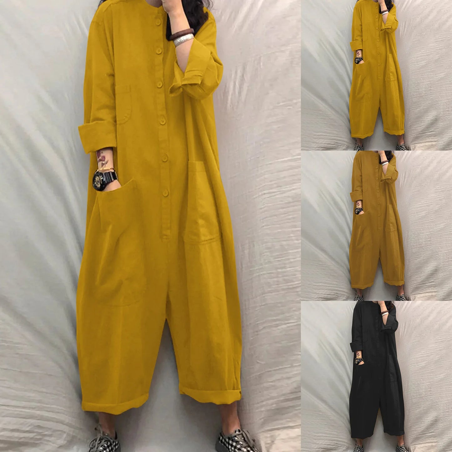 Casual Pocket Jumpsuit