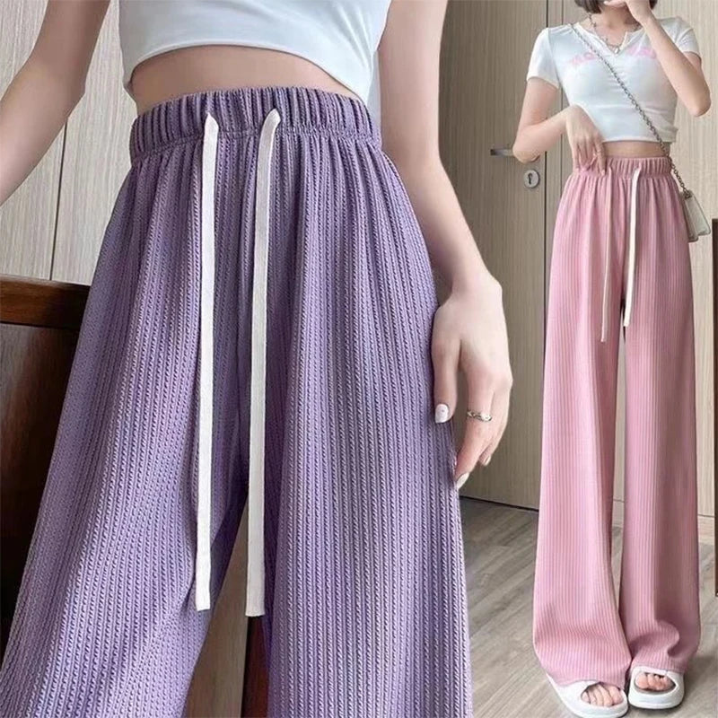 Casual Wide-Leg Pants