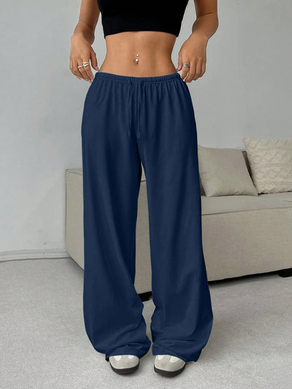 Wide-Leg Casual Pants