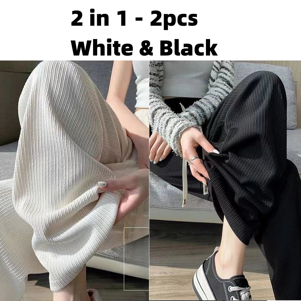 Casual Wide-Leg Pants