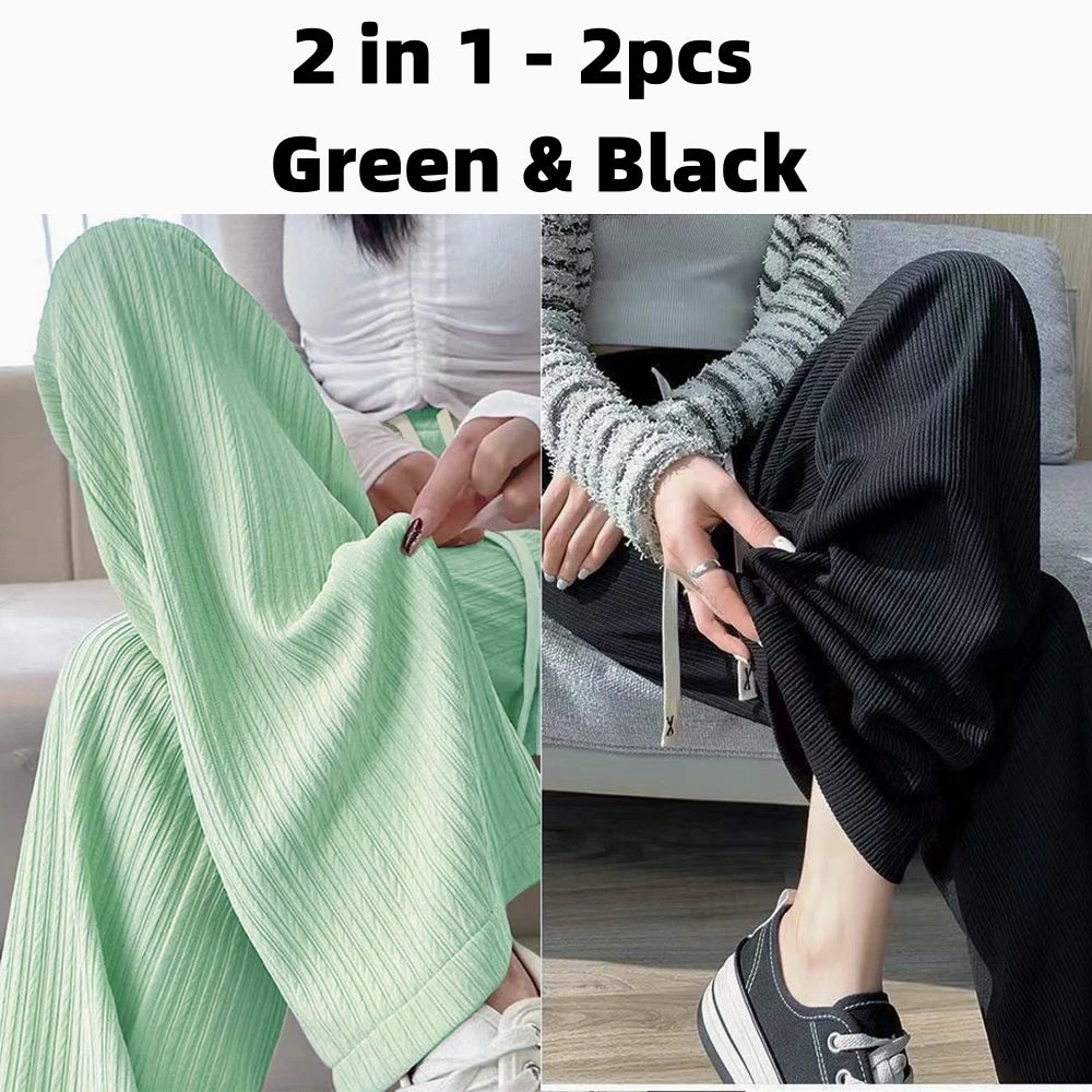 Casual Wide-Leg Pants