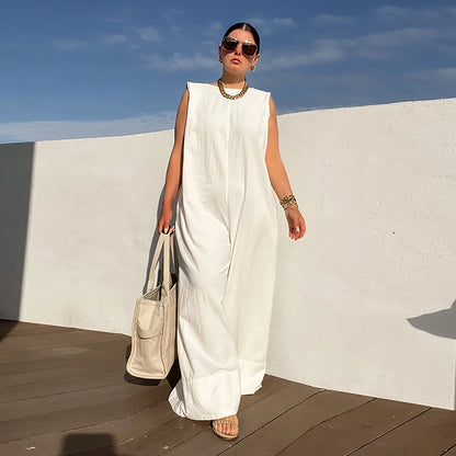 Wide-Leg Summer Jumpsuit