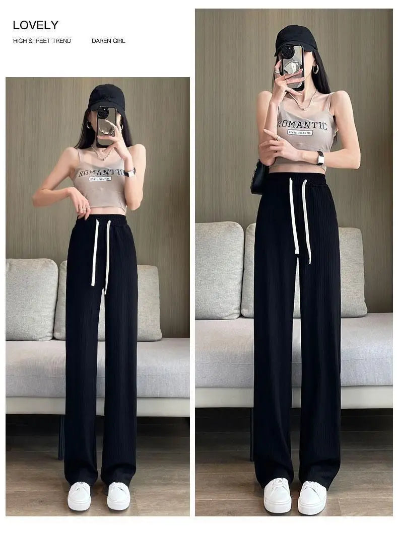 Casual Wide-Leg Pants