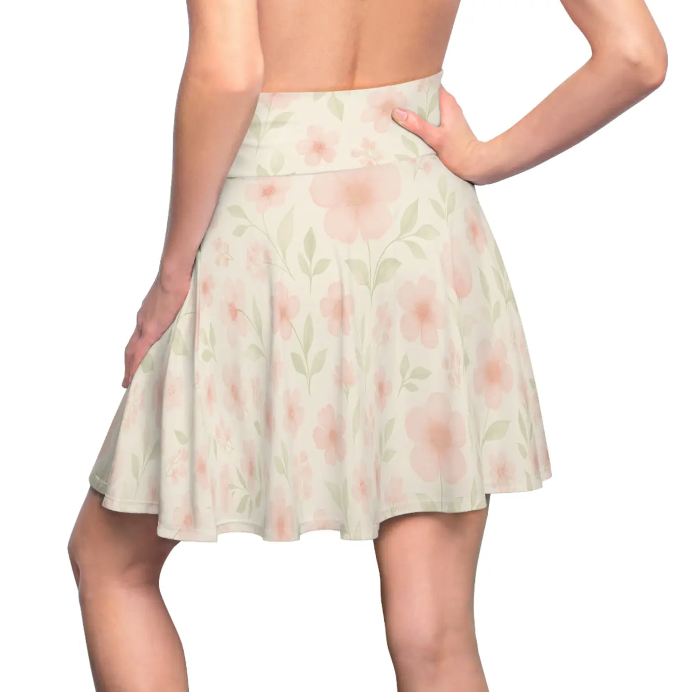 Floral Women’s Skater Skirt – Cute Summer Skirt - Dipaliz